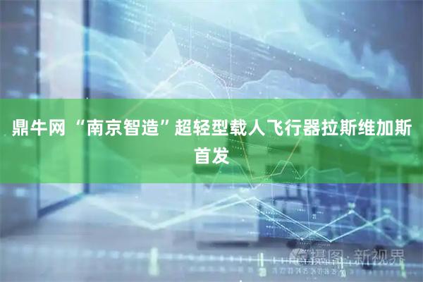 鼎牛网 “南京智造”超轻型载人飞行器拉斯维加斯首发