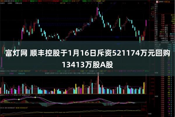 富灯网 顺丰控股于1月16日斥资521174万元回购13413万股A股