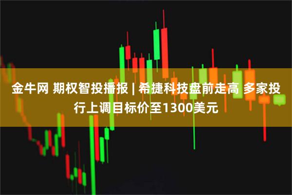 金牛网 期权智投播报 | 希捷科技盘前走高 多家投行上调目标价至1300美元